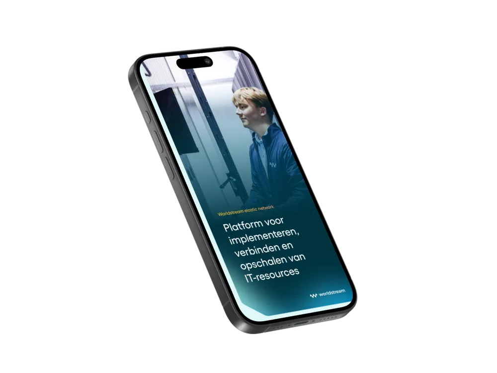 Geanimeerde Iphone met de WEN productsheet